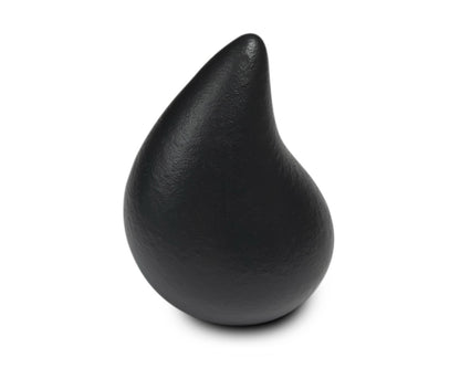 een urn in de vorm van een traan