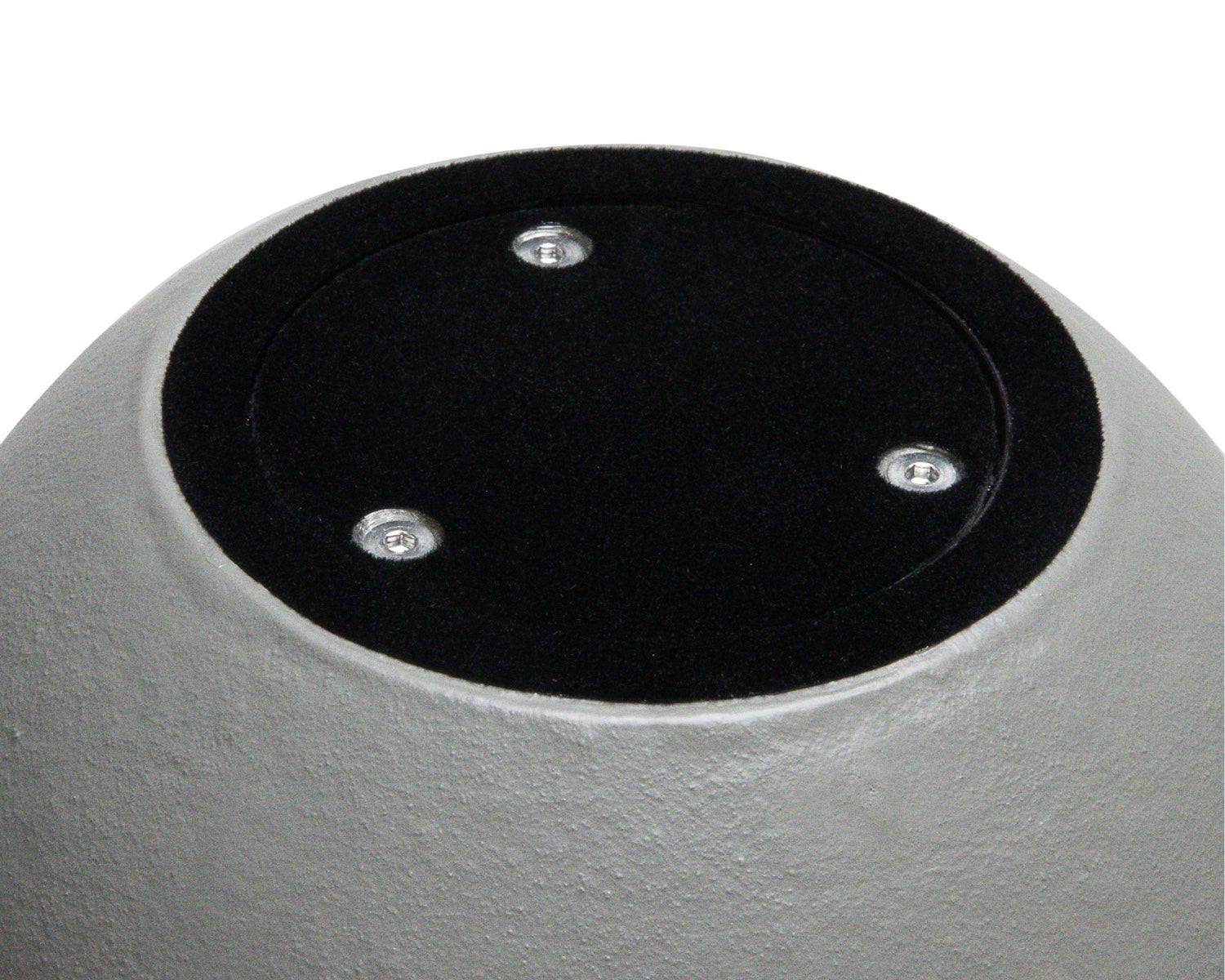 onderkant van een urn met de deksel