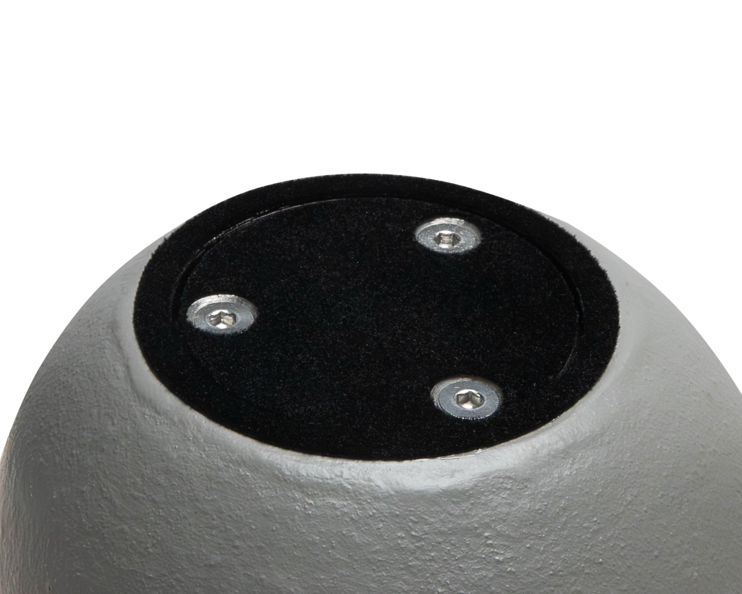 onderkant van een urn met de deksel